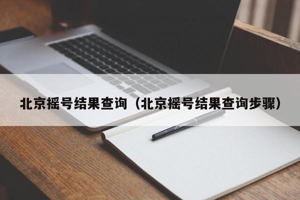 北京摇号结果查询（北京摇号结果查询步骤）